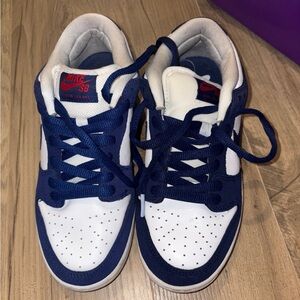 Nike Kids Navy and White Sneakers
